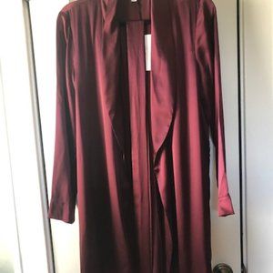 NWT Cuyana silk charmeuse wrap/kimono